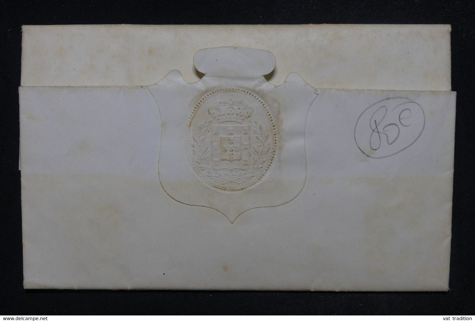 PORTUGAL - Lettre Du Roi Du Portugal Pour Un Diplomate De La Conférence De Suisse, Sceau Royal Au Dos - L 121712 - Cartas & Documentos