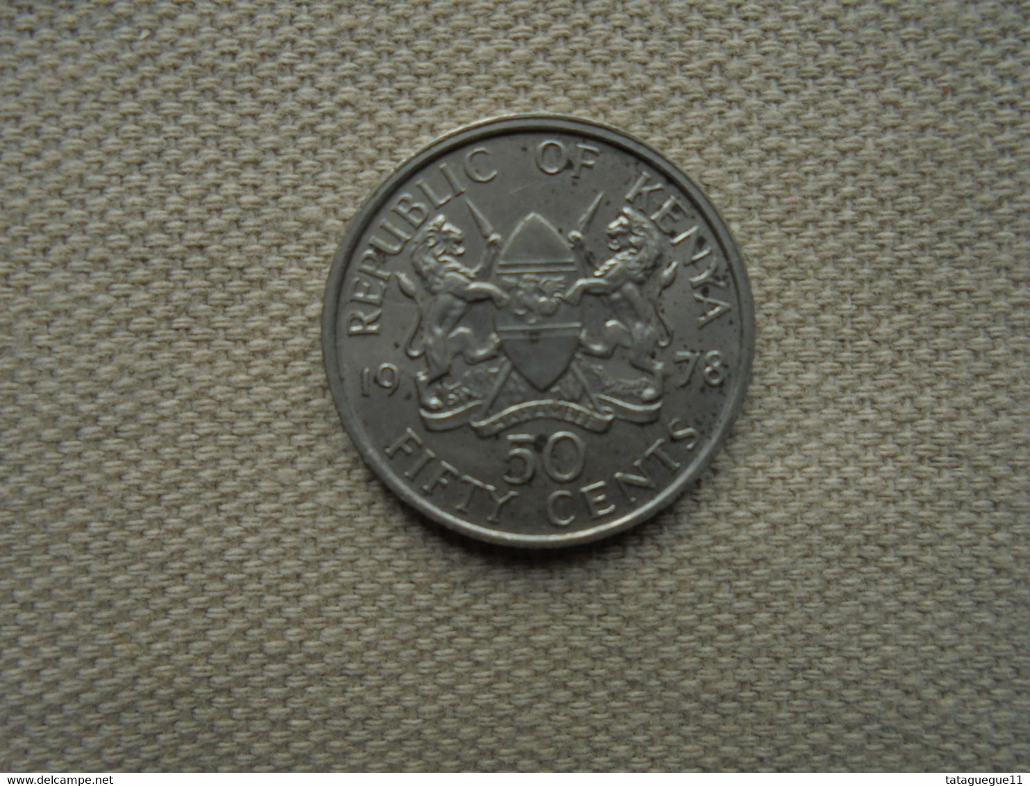 Ancien - Pièce Monnaie République Of Kenya 50 Cents 1978 - Kenya