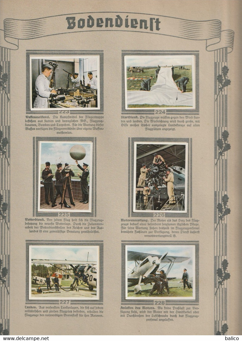 Album De Vignettes, Publié Pour Une Pub De Cigarettes - Armée Allemande - 1935 - COMPLET Avec 270 Images - - France