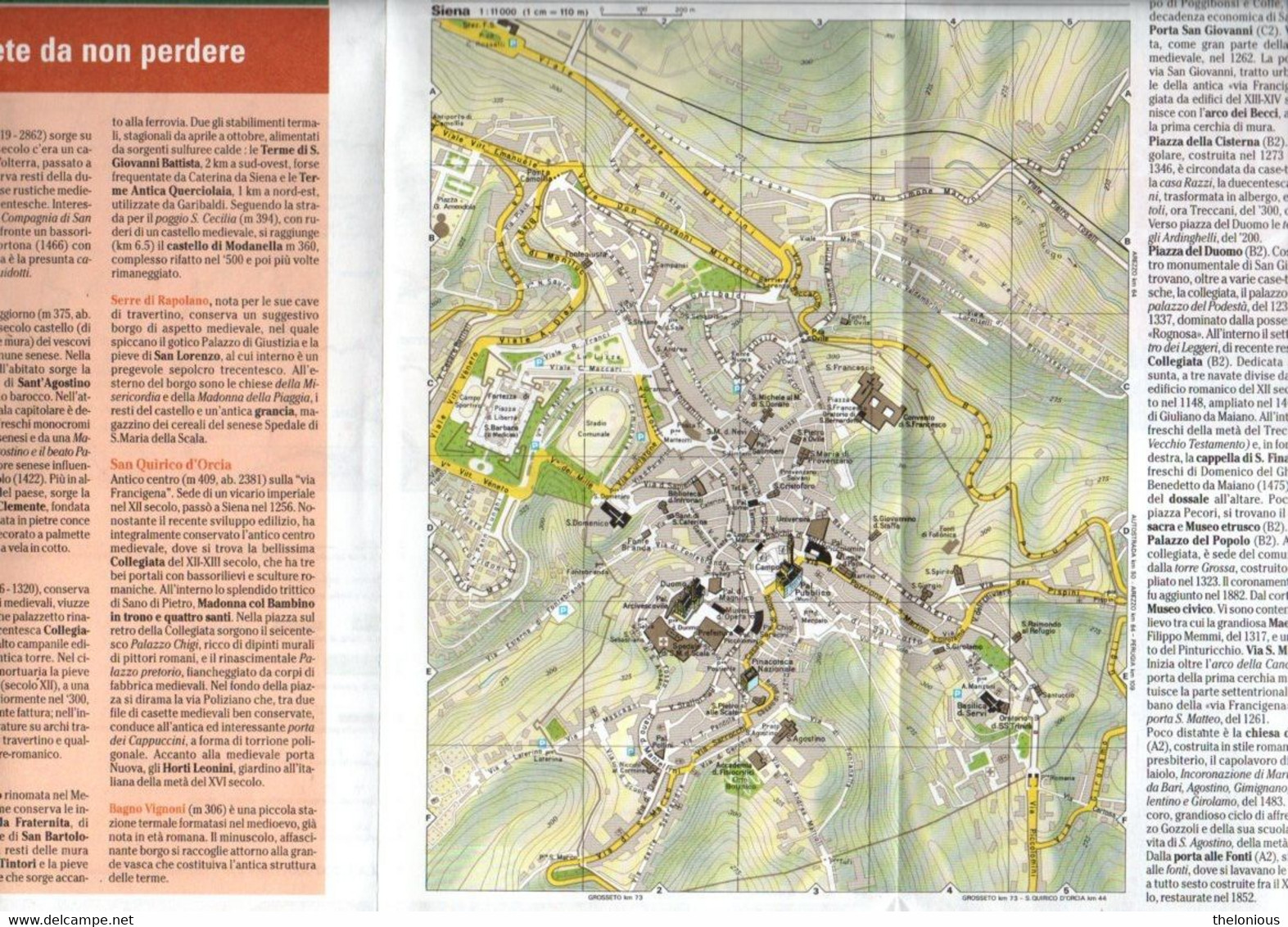 # La Terra Di Siena - 1:200:000 - Carta E Guida Turistica Degli Itinerari - Toerisme, Reizen