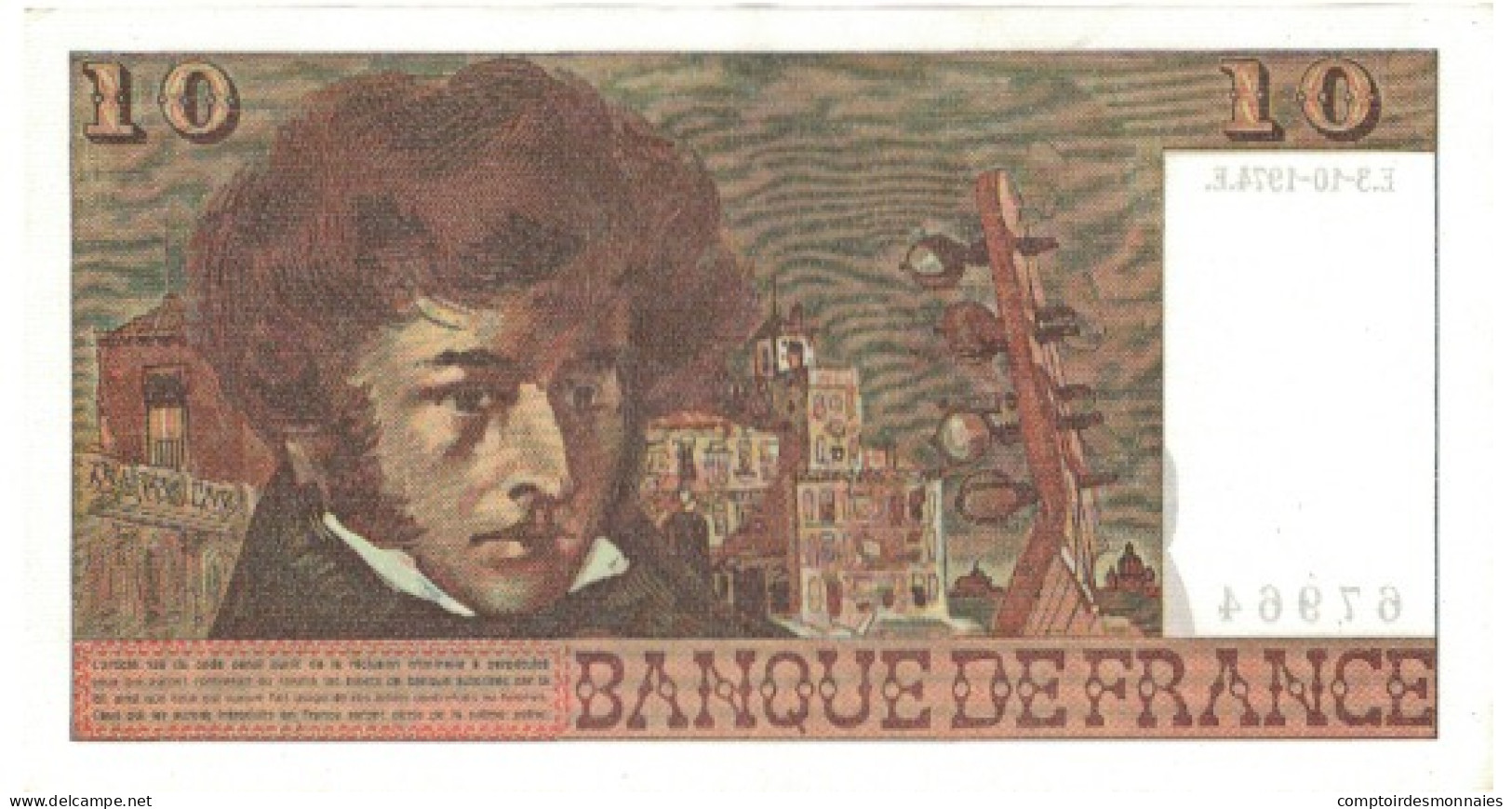 France, 10 Francs, Berlioz, 1974, 67964 R.87, NEUF, Fayette:63.7, KM:150a - 10 F 1972-1978 ''Berlioz''