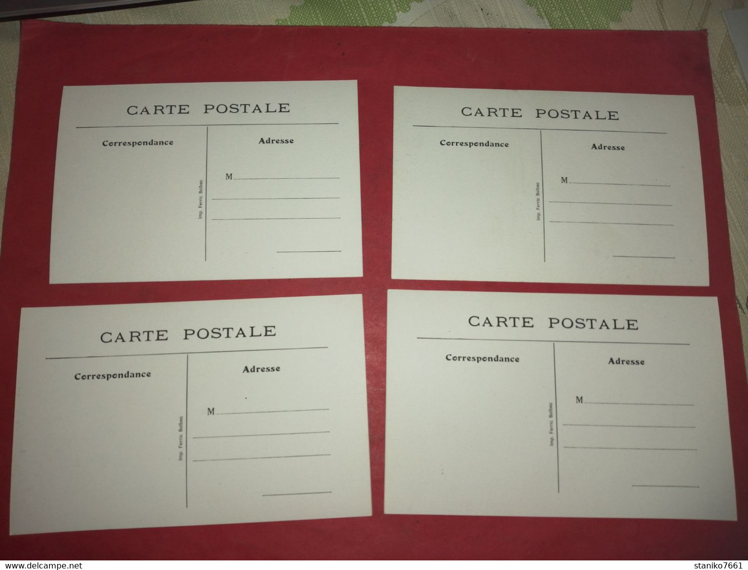 4 Reproductions De Carte Postale Ancienne De Bolbec 76 - Bolbec