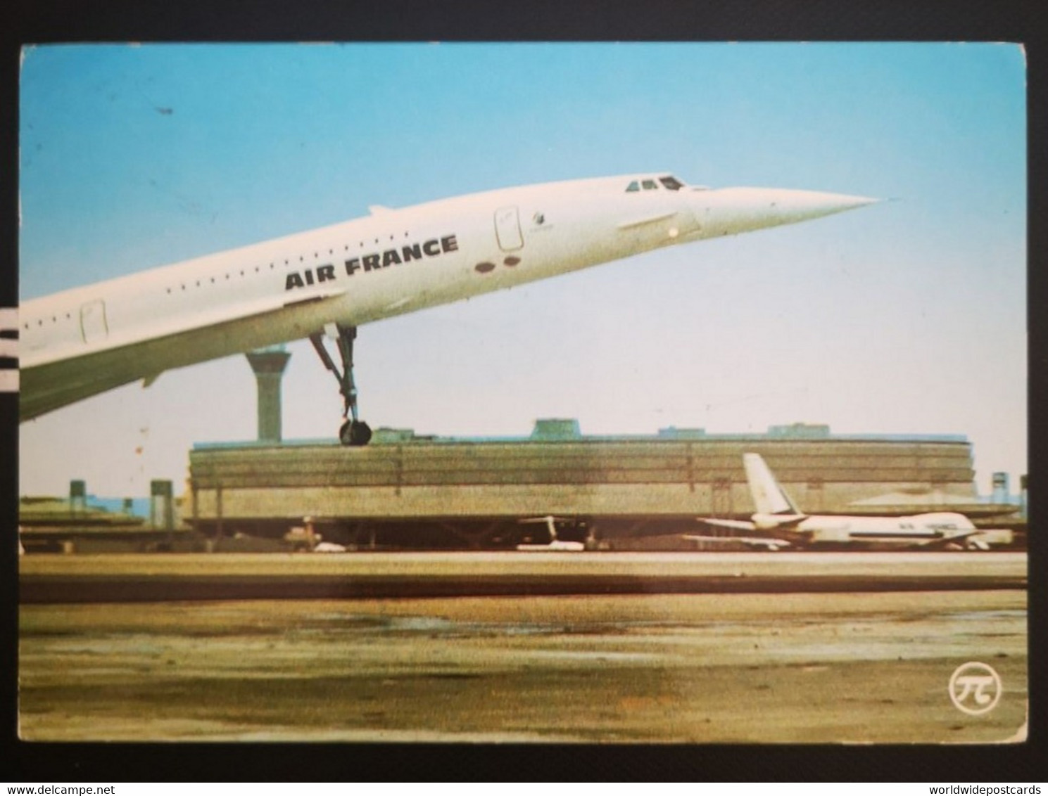 A437 ROISSY-EN-FRANCE - ARRIVÉE DE CONCORDE À L'AÉROGARE CHARLES-DE-GAULLE AVION AIR FRANCE AVIATION CIRCULÉE 1979 - Roissy En France