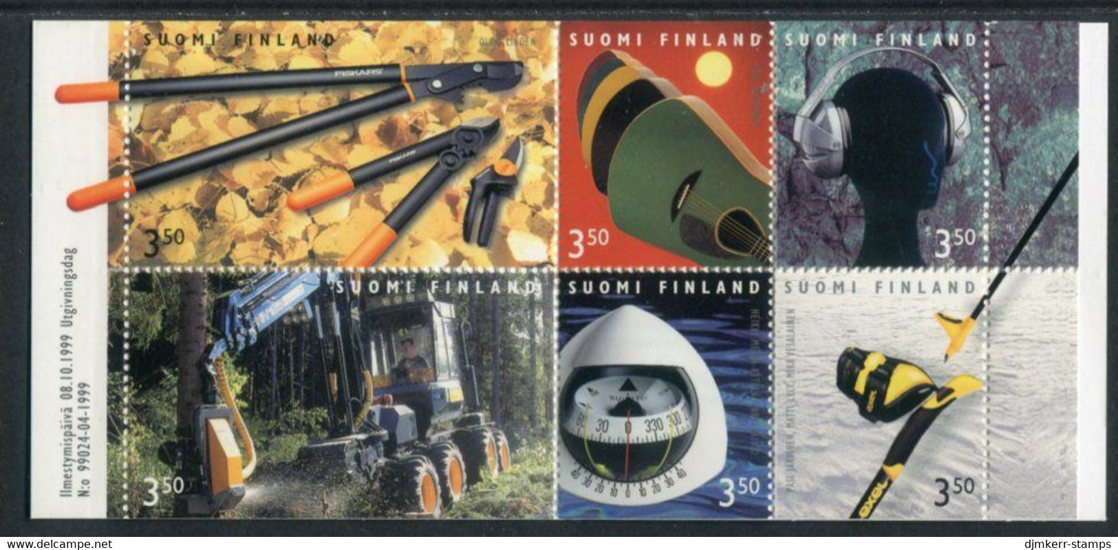 FINLAND 1999 Industrial Design Booklet MNH / **  Michel  1493-98 - Unused Stamps