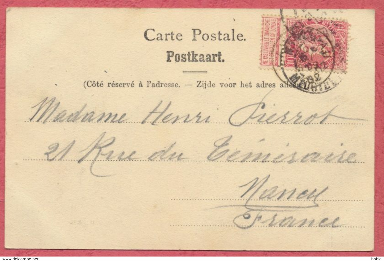Lamorteau  Belgique Belgium : La Pêche à La Ligne - Edition Café Français 1902 - Rouvroy