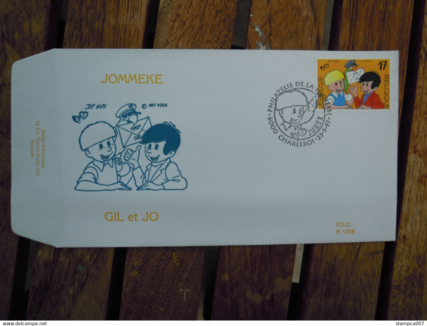 OCB Nr 2707 Jommeke Gil Nys  Strip BD Comic Cartoon FDC - 1991-2000