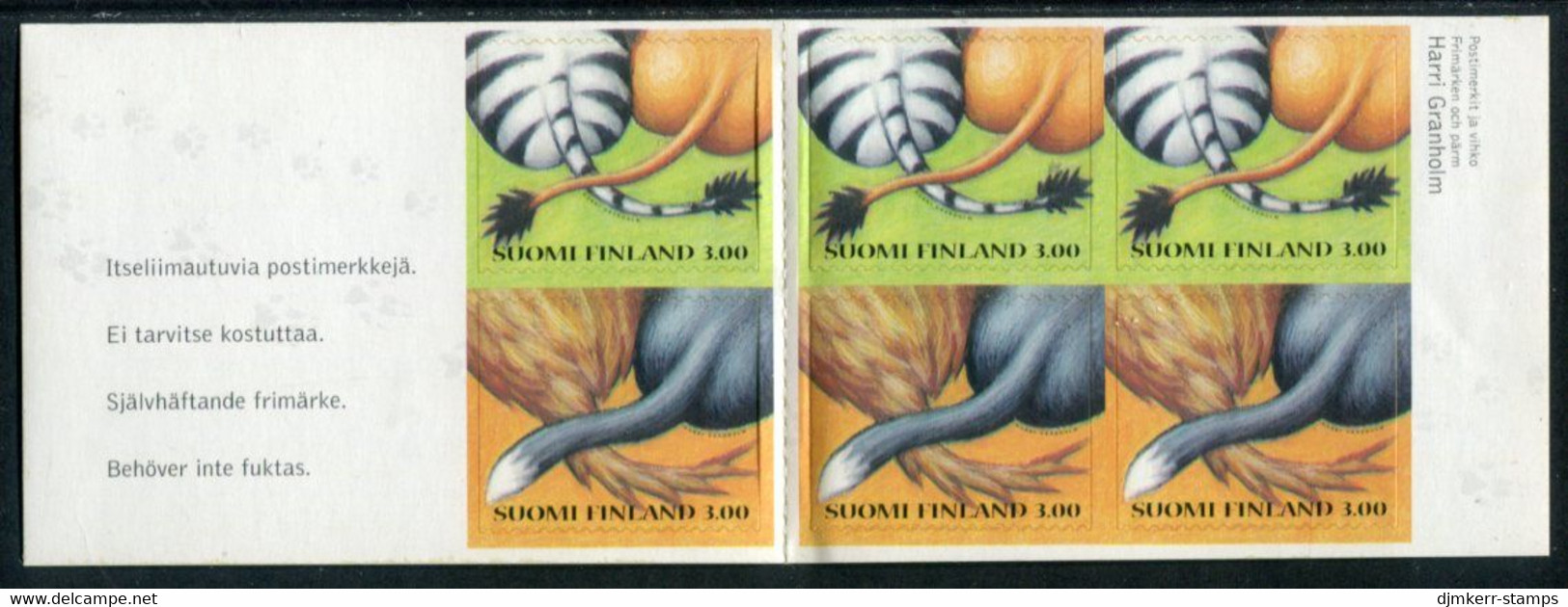 FINLAND 1999 Valentine's Day Greeting Stamps Booklet MNH / **  Michel 1463-64 - Ongebruikt