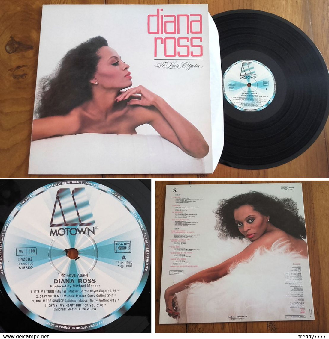 RARE French LP 33t RPM (12") DIANA ROSS (1981) - Disco, Pop