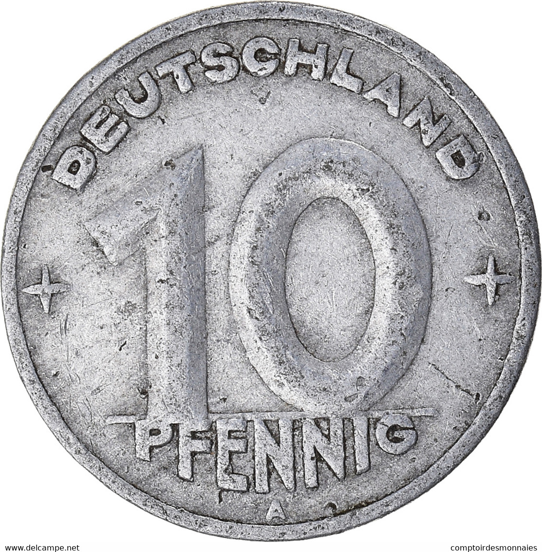 Monnaie, République Démocratique Allemande, 10 Pfennig, 1949 - 10 Pfennig