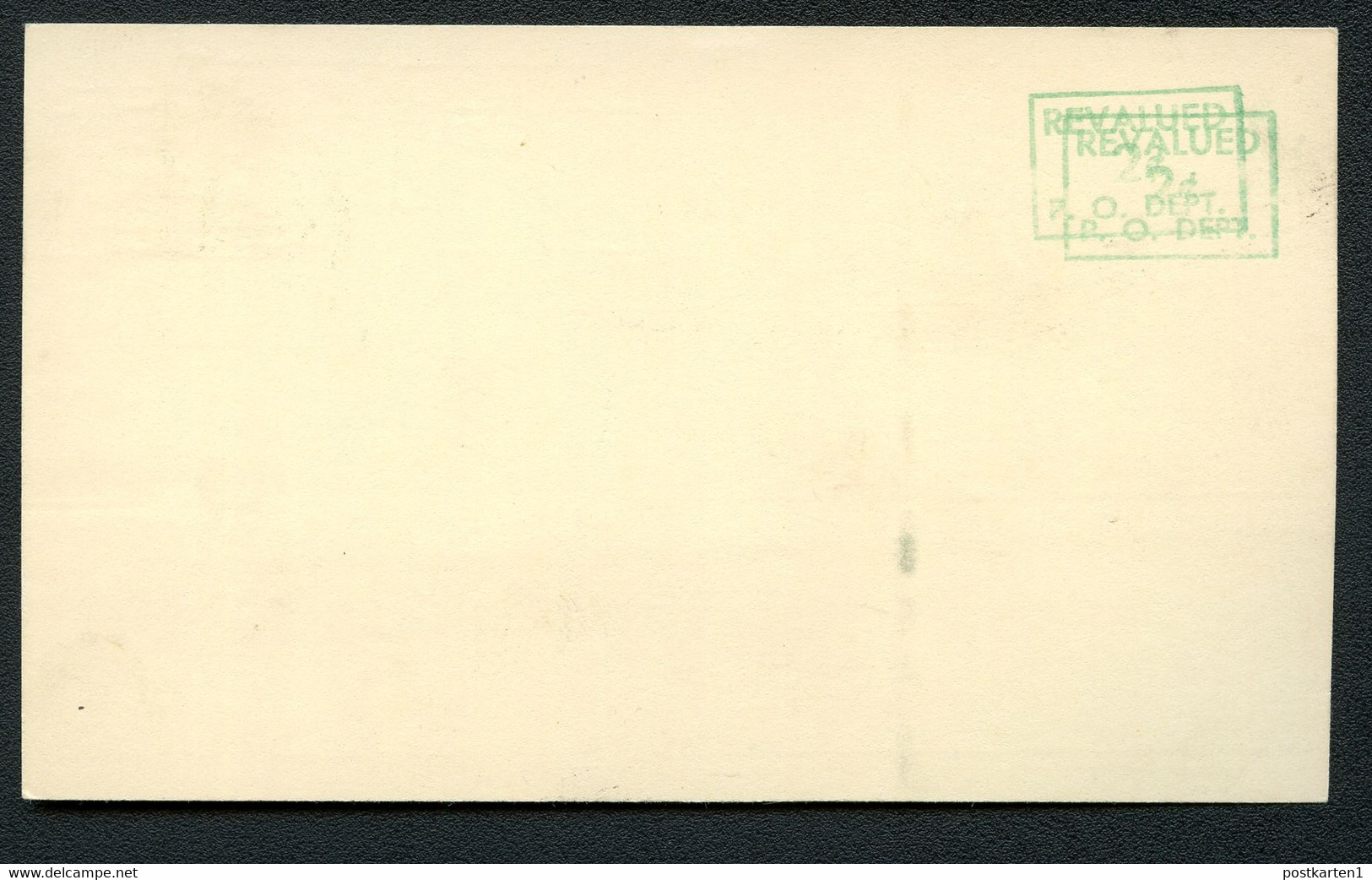 UX39 S56-1var Postal Card MULTIPLE SURCHARGE + DOUBLE ON BACK Mint Vf 1952 - 1941-60