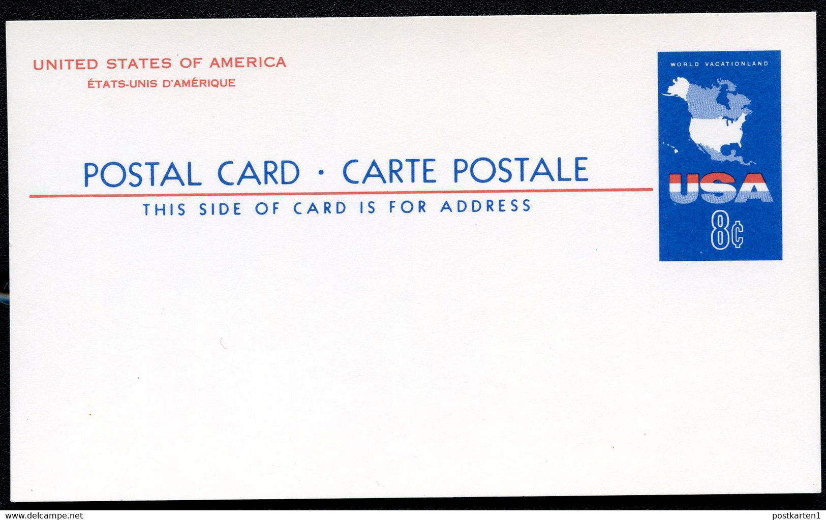 UX54 UPSS S72 Postal Card Mint 1967 Cat. $4.50 - 1961-80