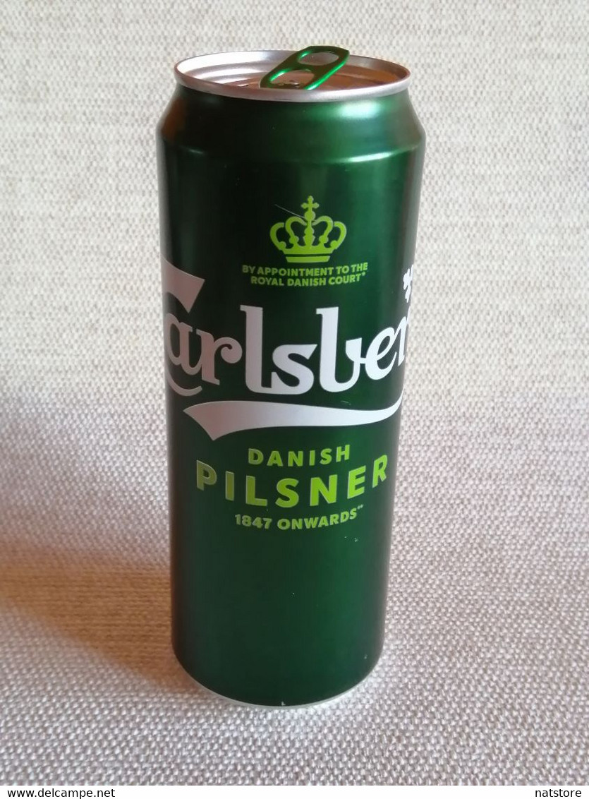 KAZAKHSTAN...  BEER CAN..450ml. CARLSBERG DANISH LIGHT - Cannettes