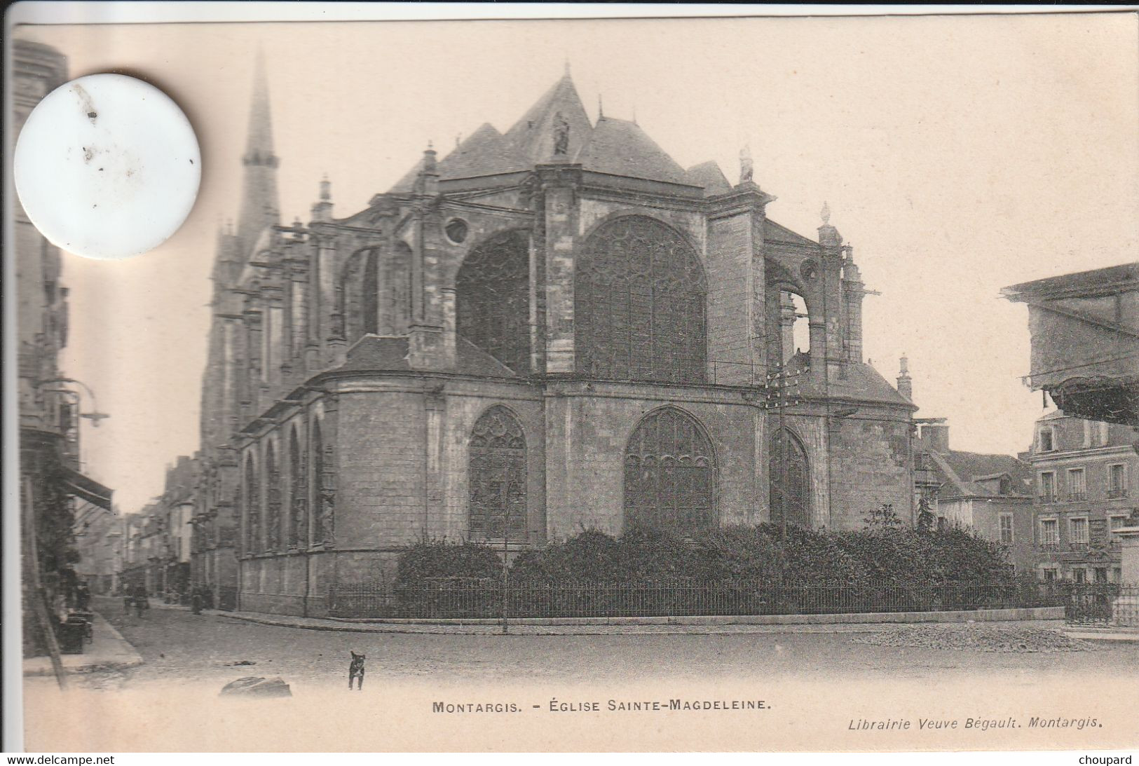 45 -Très Belle Carte Postale Ancienne De  MONTARGIS    Eglise Sainte Magdeleine - Montargis