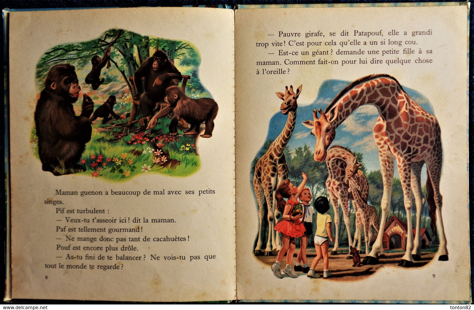 G. Delahaye / M. Marlier - Martine au Zoo - Collection   " Farandole " - Casterman - ( 1963 ) .