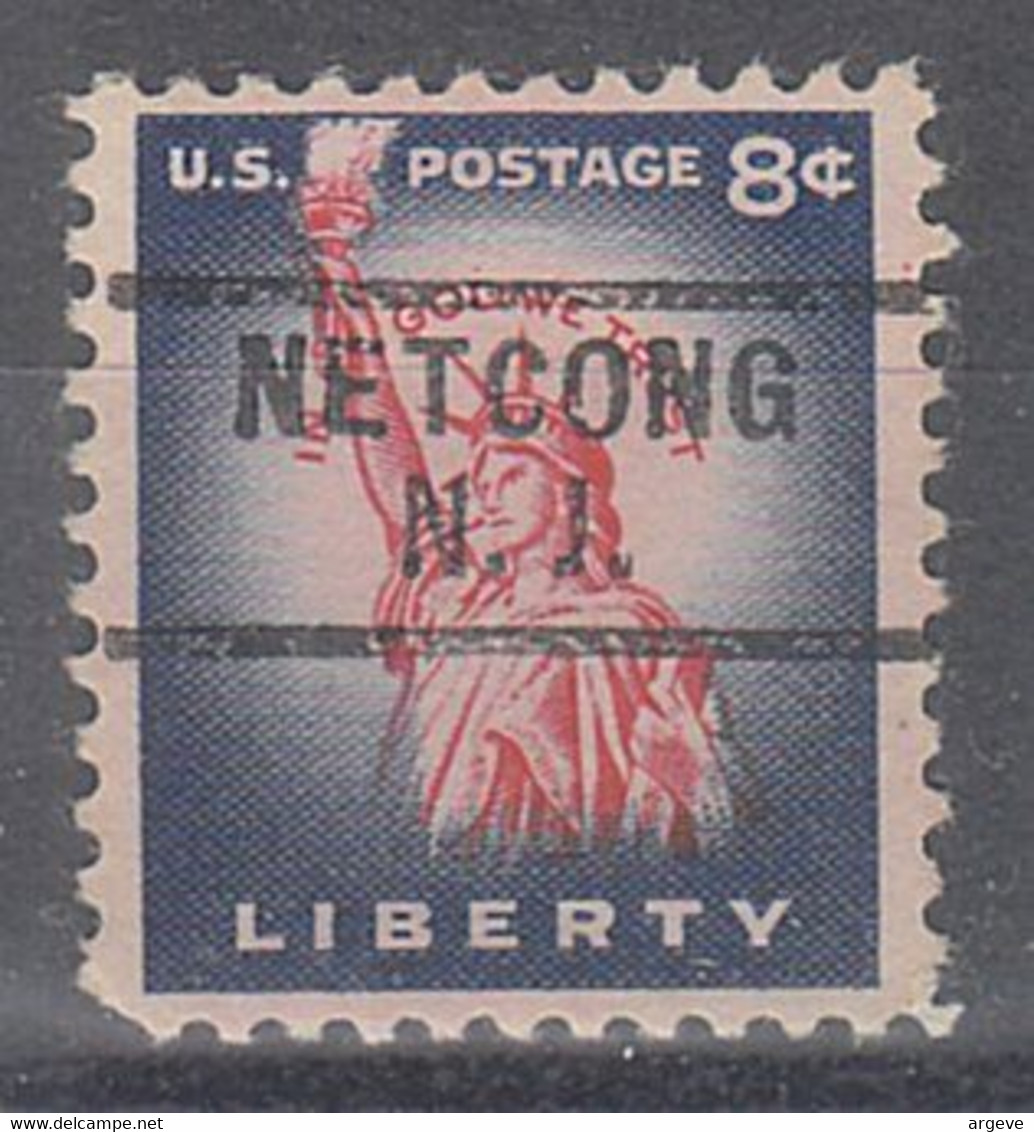 USA Precancel Vorausentwertungen Preo Locals New Jersey, Netcong 729 - Preobliterati
