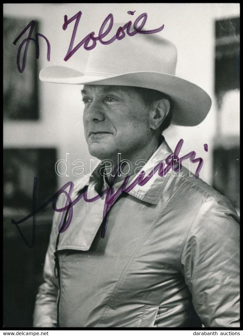 Tony Curtis Autográf Aláírása és Dedikációja Saját Magát ábrázoló Fotón / Tony Curtis Autograph - Other & Unclassified