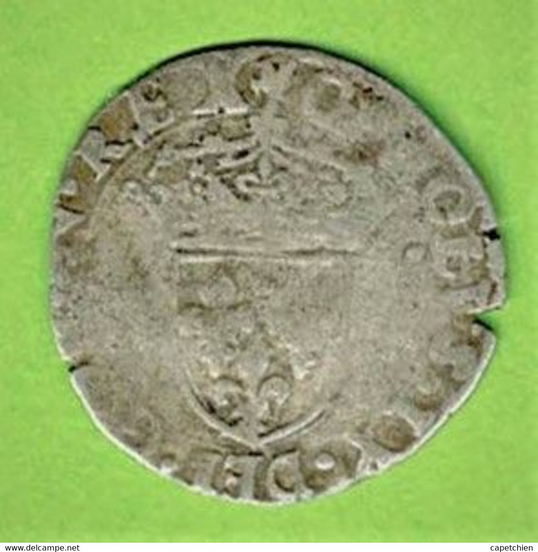 CHARLES IX / SOL PARISIS / 1568 ?,N : MONTPELLIER / 1.21 G / 21.5 Mm / BILLON - 1560-1574 Karel I