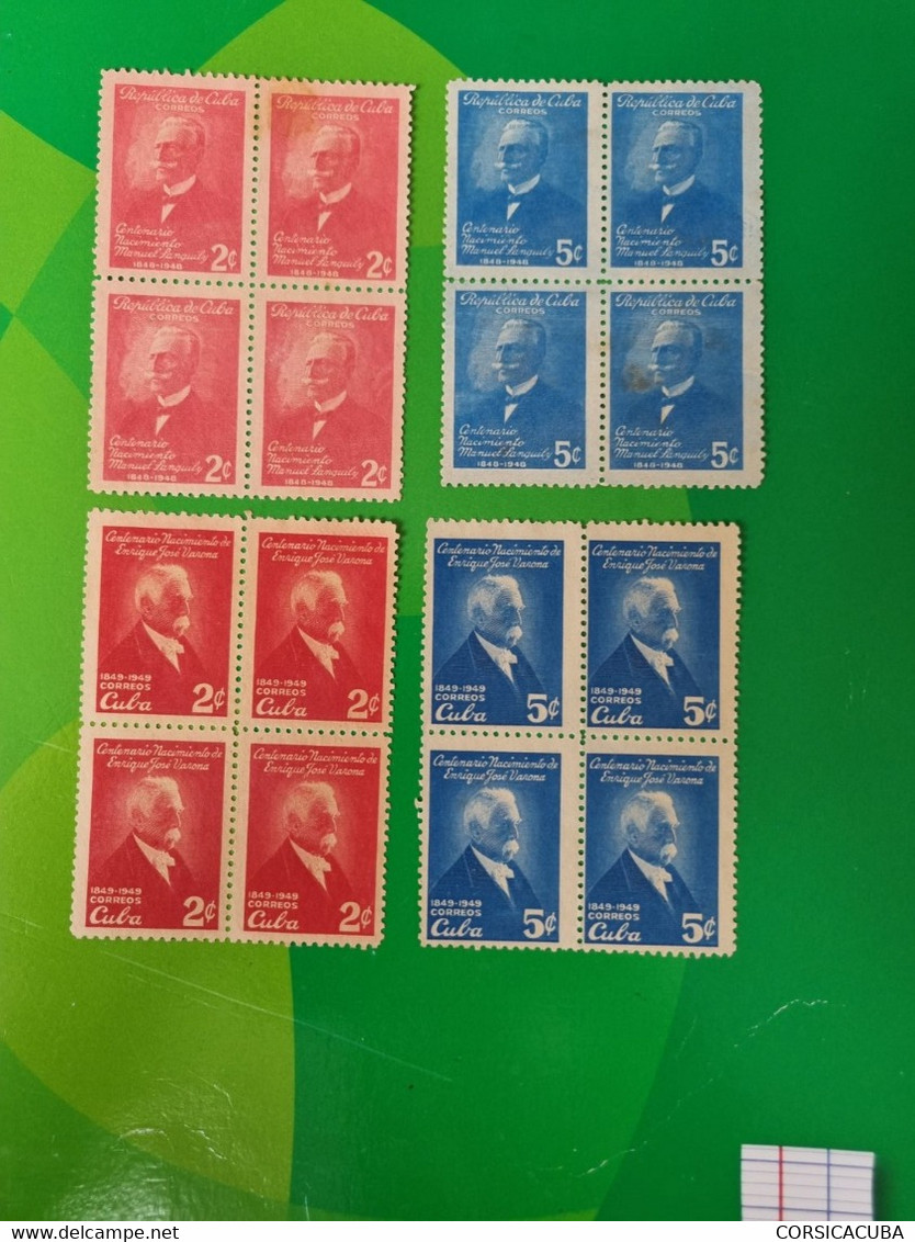 CUBA  NEUF  LOT  REPUBLIQUE ( 1902/1958 ) -- Tous Neufs Avec Gomme Et Sans Gomme. COTE  24,20 € - Unused Stamps