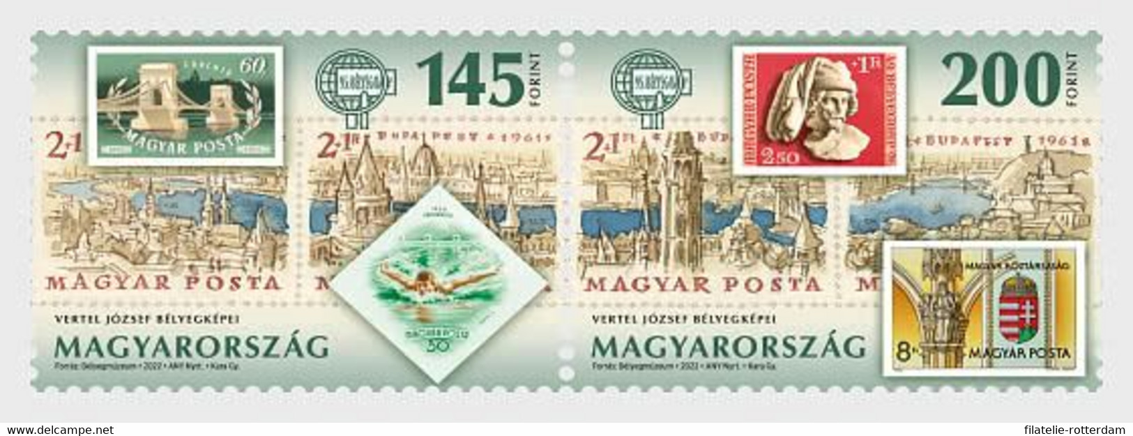 Hongarije / Hungary - Postfris/MNH - Complete Set Dag Van De Postzegel 2022 - Unused Stamps