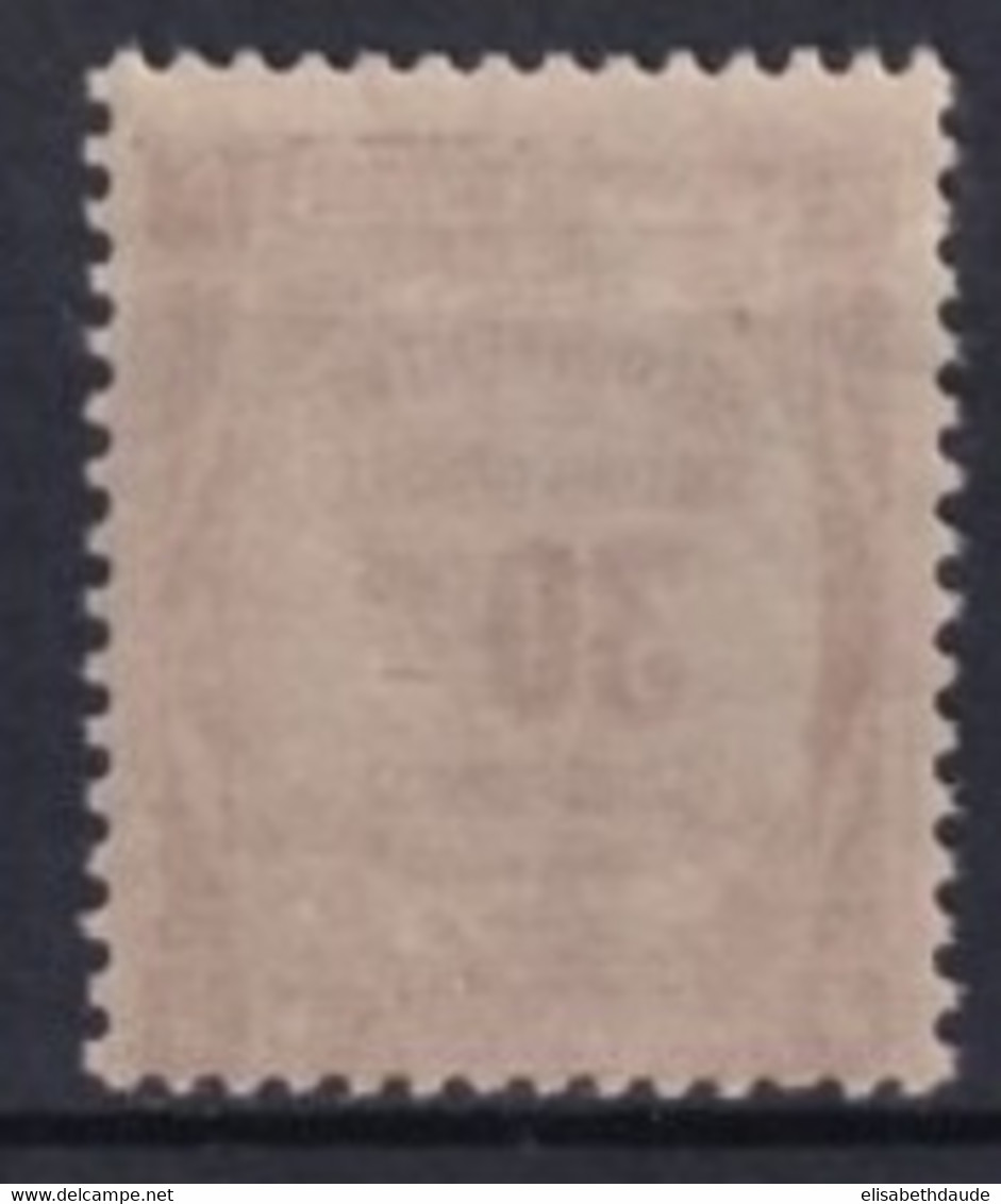 1917 - TAXE - YVERT N° 46 ** MNH - COTE = 40 EUR - 1859-1959 Mint/hinged