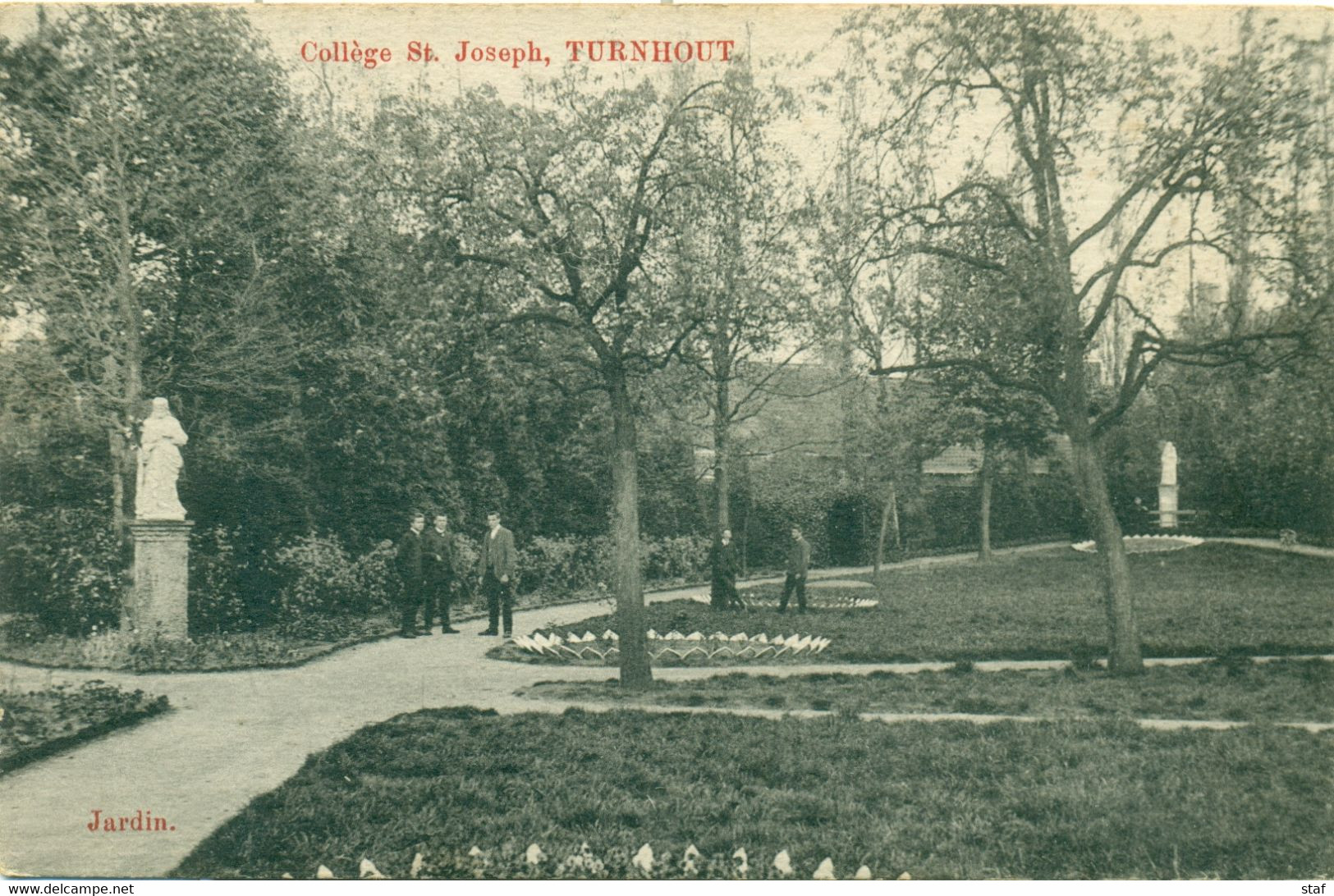 Turnhout : Collège St Joseph - Jardin : 1909 - Turnhout
