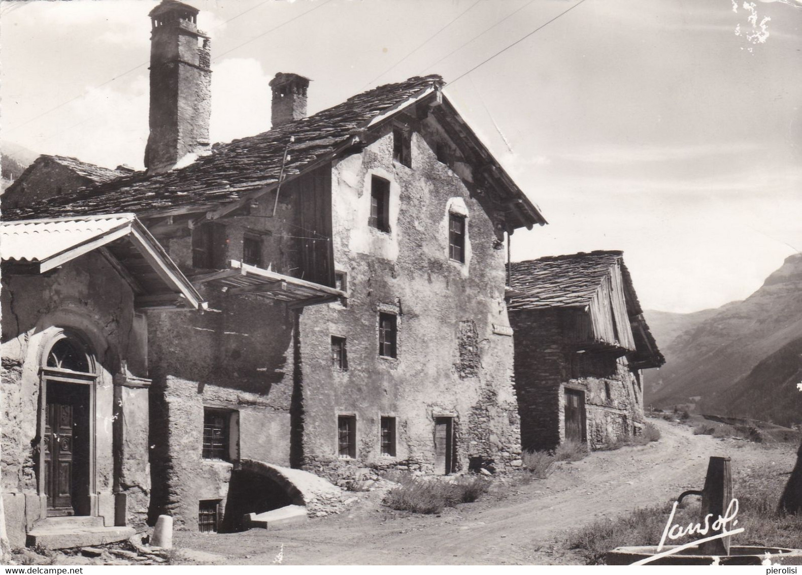 (D-ST079) - LANSLEBOURG (Savoie) - Sur La Route Du Mont Cenis - Vieilles Maisons - Val Cenis