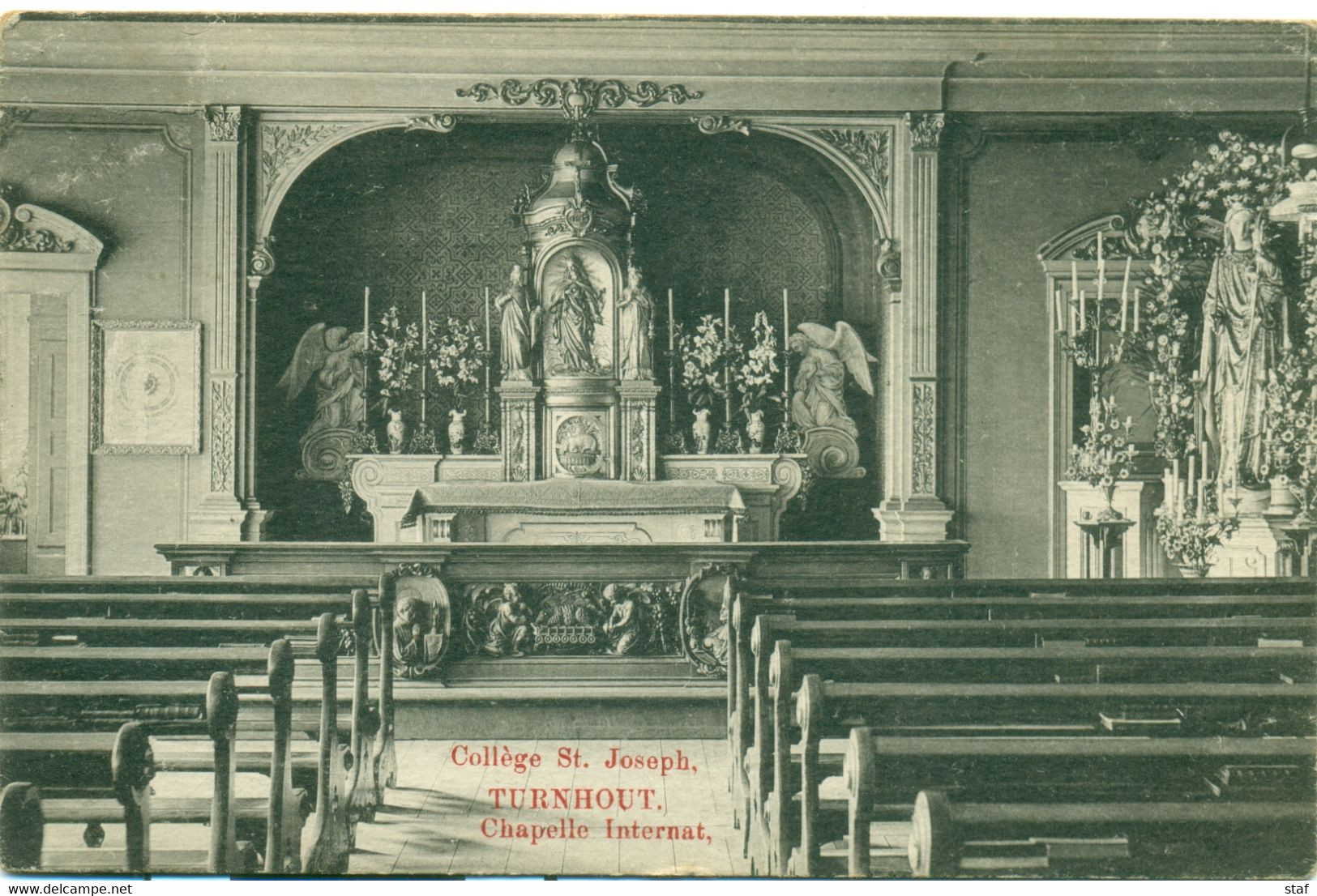 Turnhout : Collège St Joseph - Chapelle Internat : 1909 - Turnhout