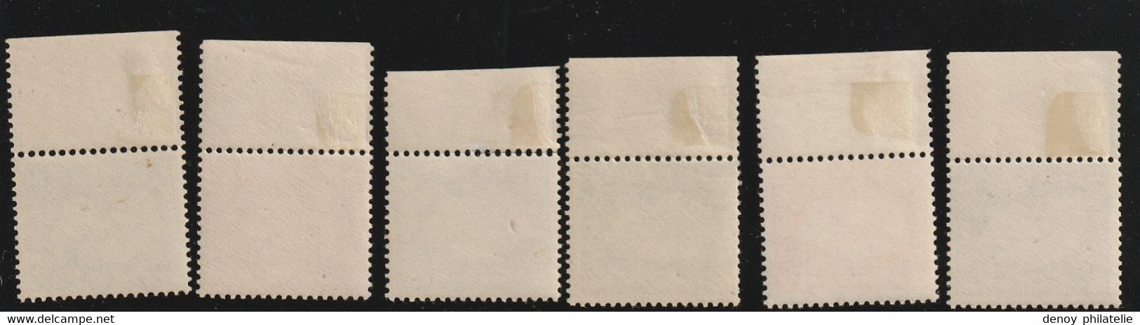 France N° 701A  701B 701C + 701D 701E 701F Les 6 Valeurs Sans Charnière** Bord De Feuille - Nuovi