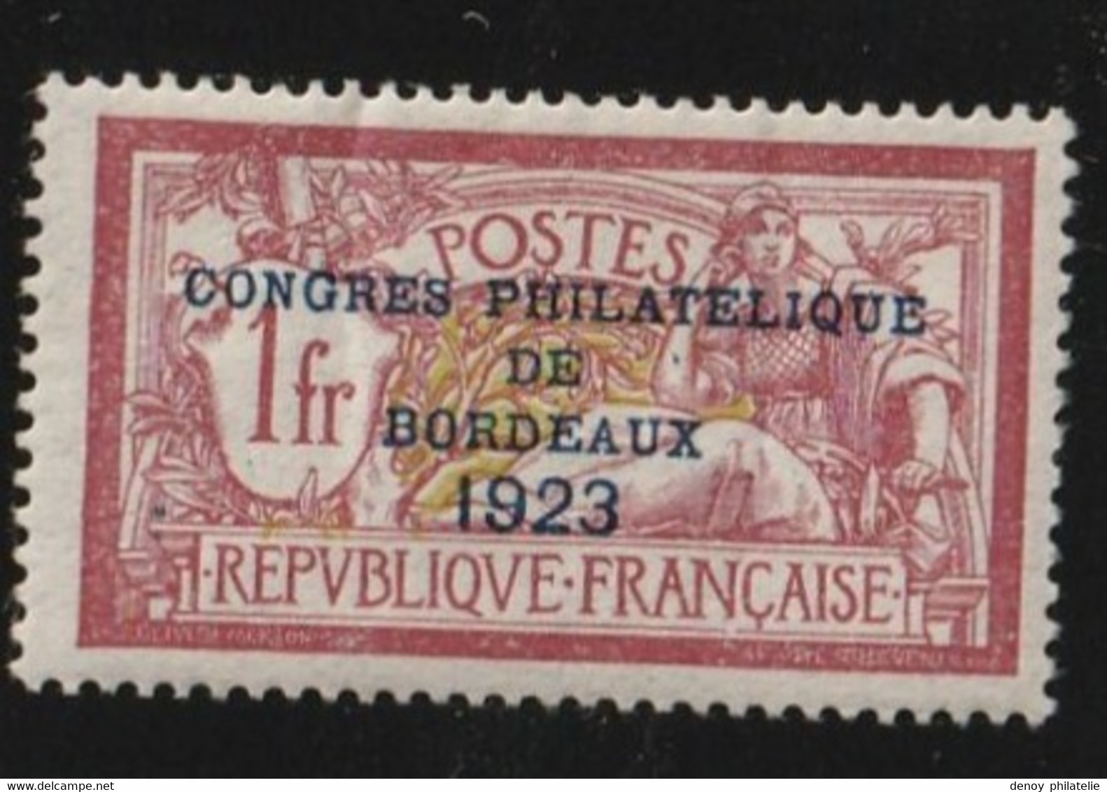 France N°182 Congrès De Bordeaux 1923 Avec Charniére Plus Adhérence , Très Bon Centrage - Nuevos