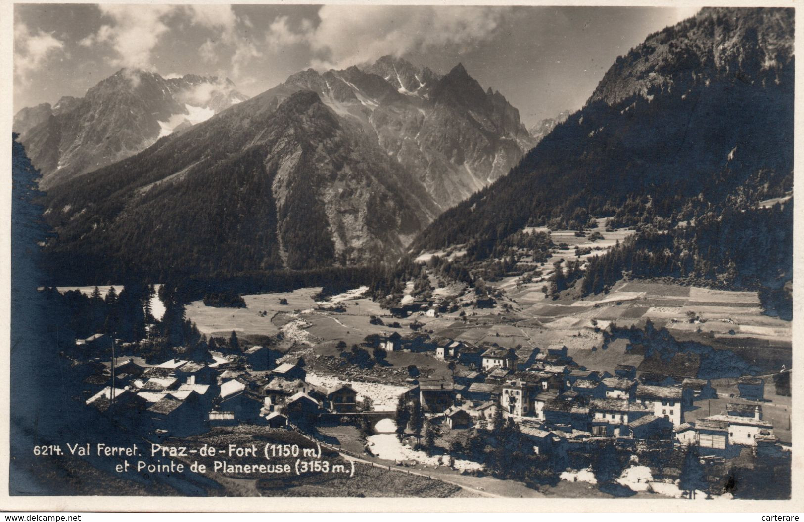 SUISSE,SWITZERLAND,SWISS, HELVETIA,SCHWEIZ,SVIZZERA,VALAIS,VAL FERRET,PRAZ DE FORT,RARE - Autres & Non Classés