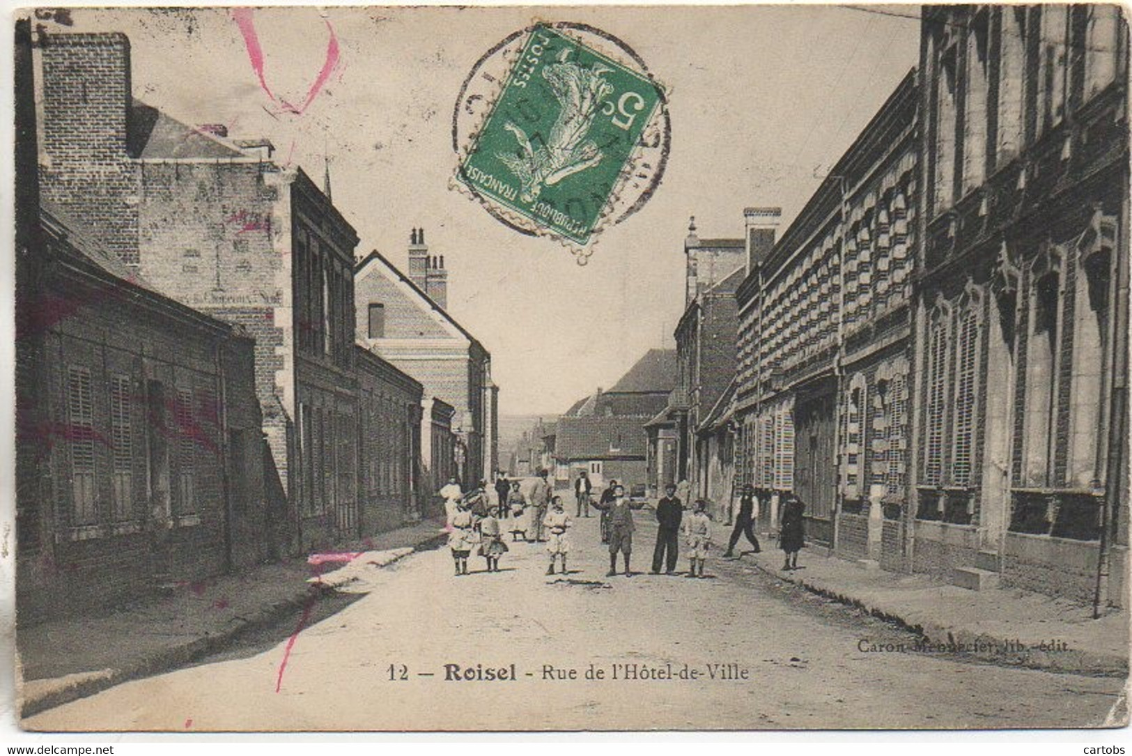 80 ROISEL  Rue De L'Hôtel De Ville - Roisel