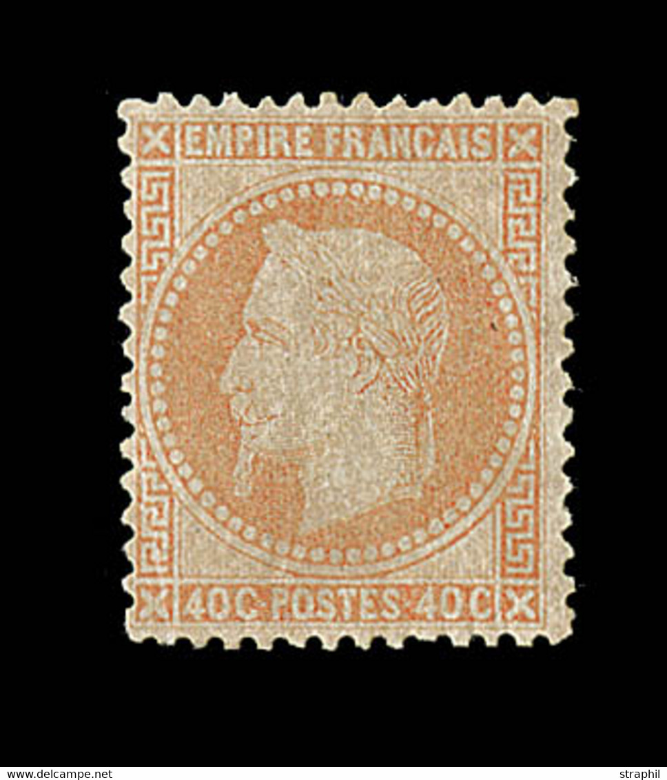 * NAPOLEON LAURE - * - N°31 - 40c Orange - TB - 1863-1870 Napoleon III With Laurels