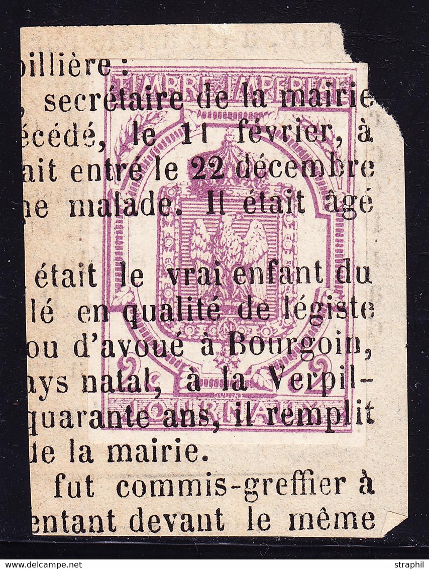 O TIMBRES JOURNAUX - O - N°1 - S/fgt De Journal - TB - Newspapers