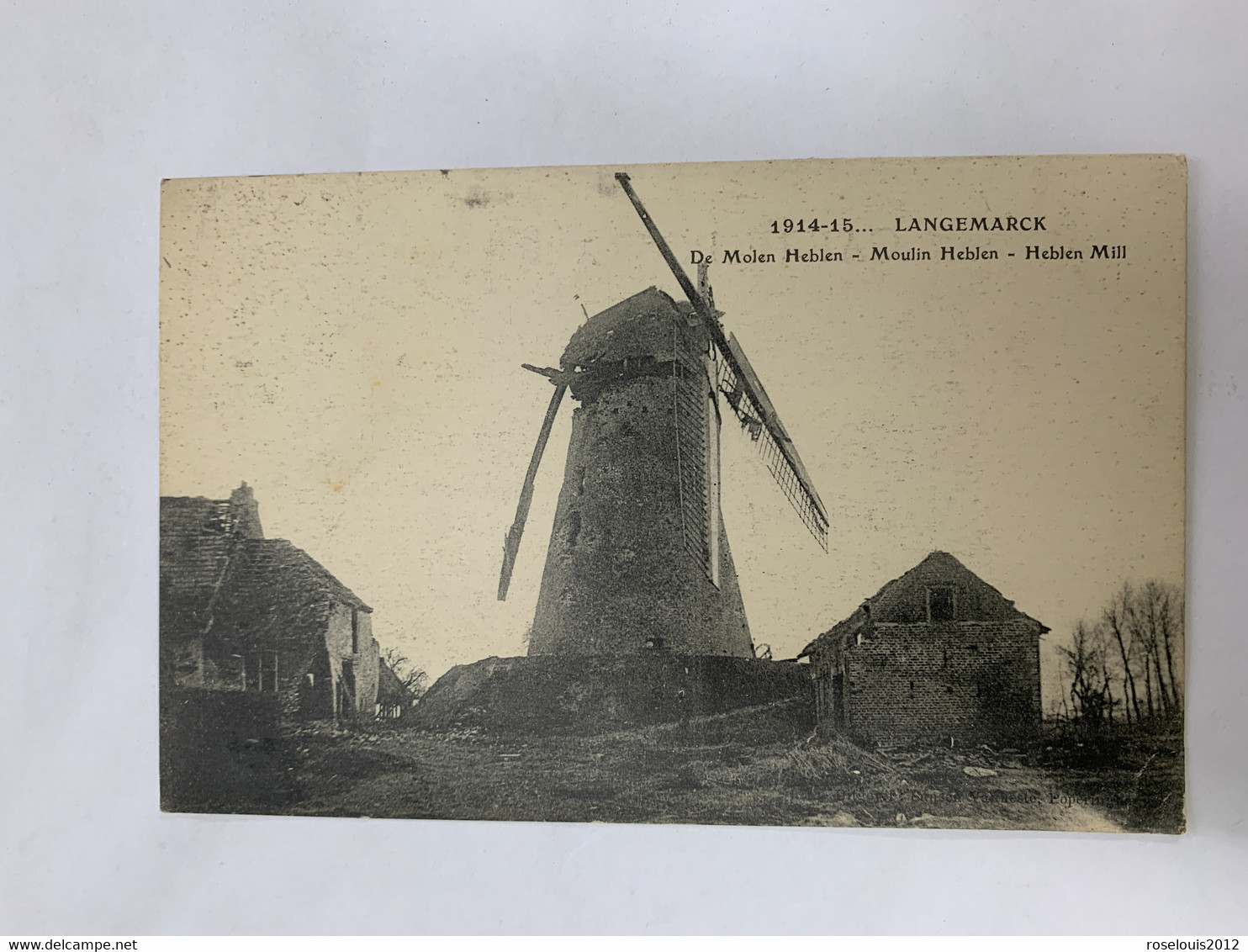 LANGEMARK : De Molen Heblen - Langemark-Poelkapelle