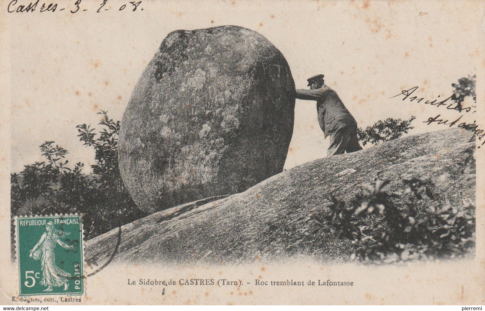 Castres  Tarn  Le Sidobre   Le Roc Tremblant De  Lafontasse - Dolmen & Menhirs