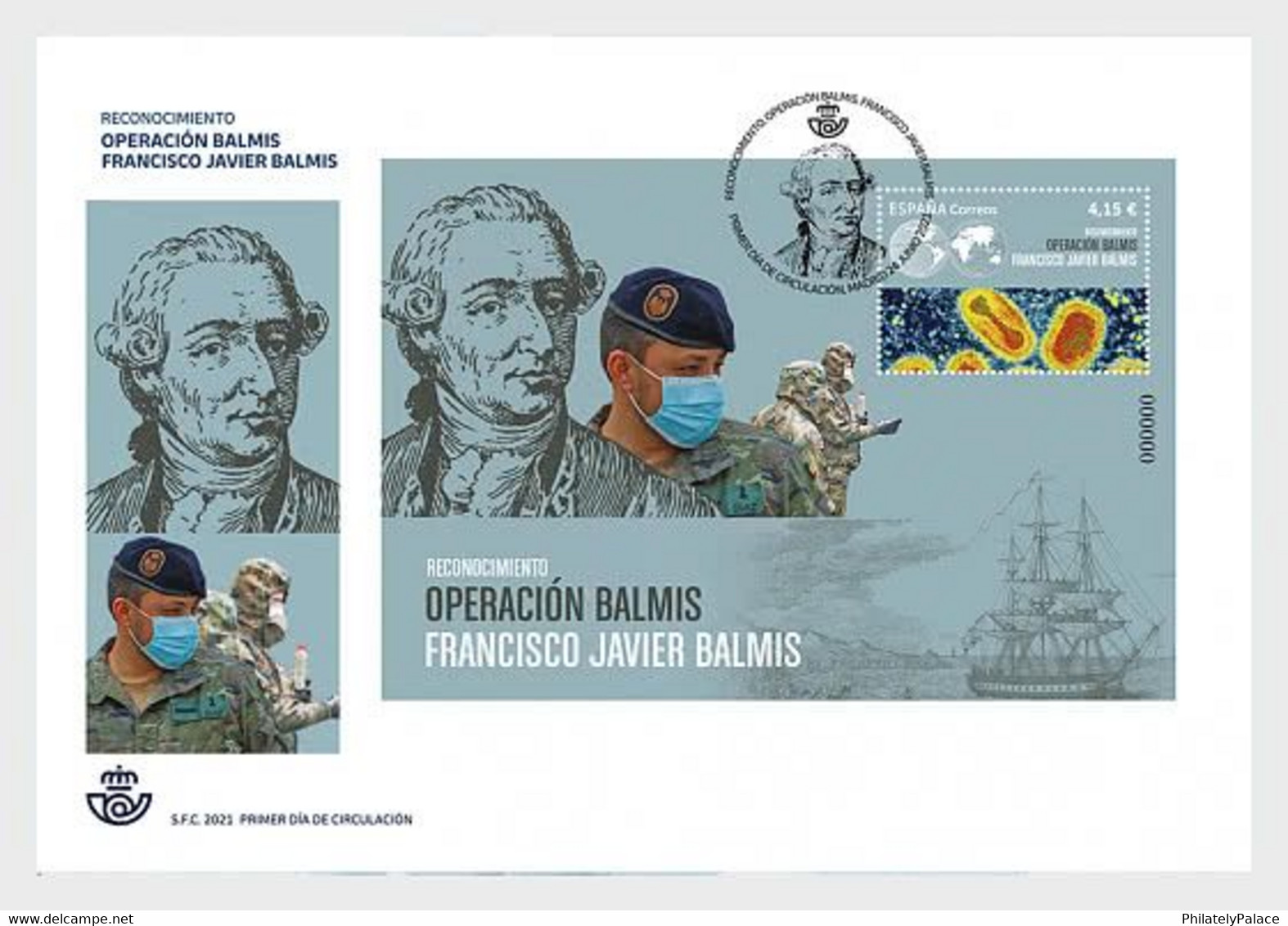 Spain 2021 Pandemic Special Issue Fight Virus Covid-19 FDC Mint Doctor Coronavirus (**) - Brieven En Documenten