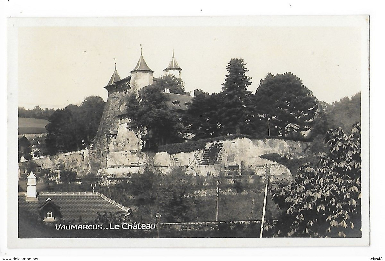 VAUMARCUS  (cpa Suisse)   Le Château  -   L 1 - Vaumarcus