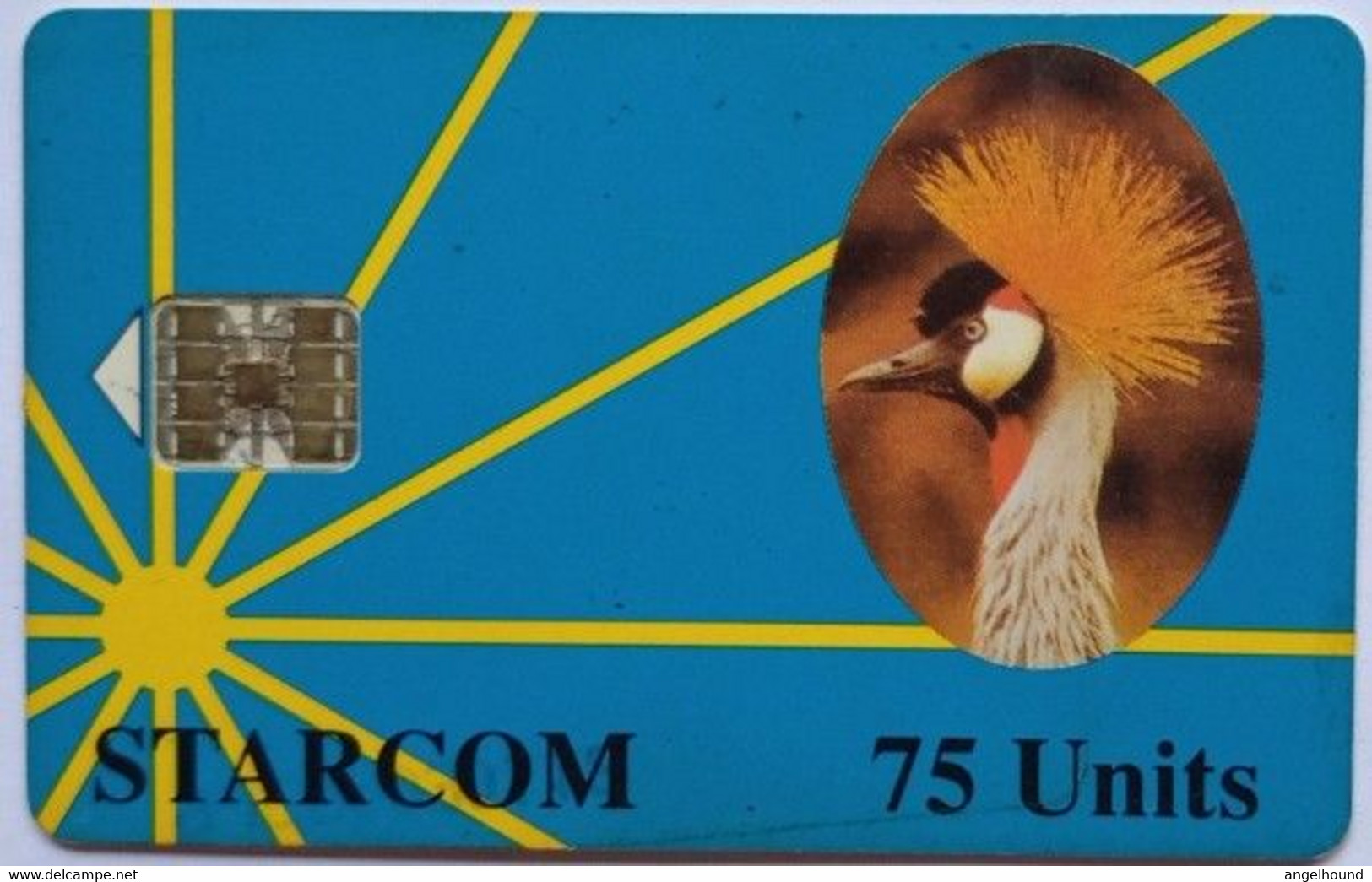 Uganda 75 Units Starcom Blue Card - Ouganda