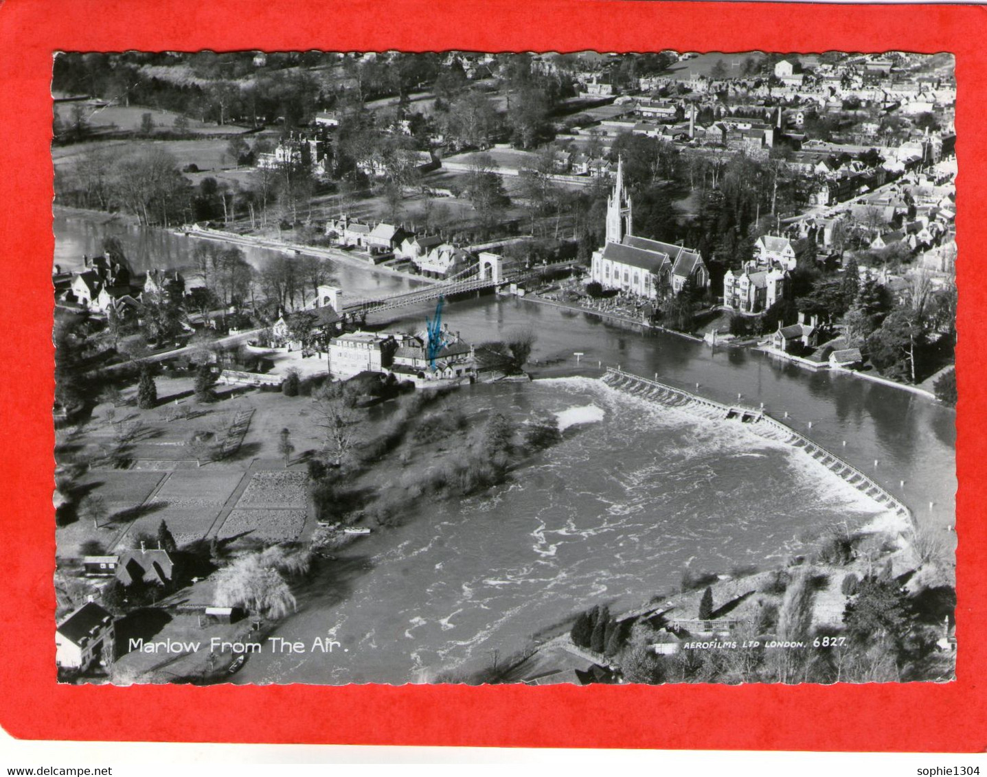 MARLOW  From The Air -  1964 - - Buckinghamshire