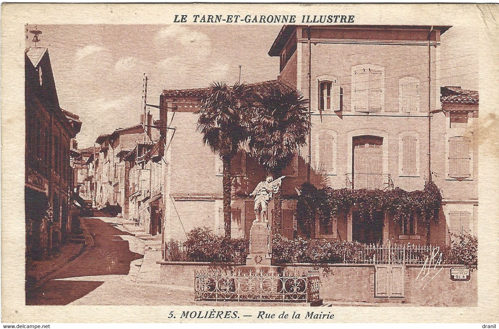 82 - Tarn Et Garonne - MOLIERES - 5 Rue De La Mairie - Molieres