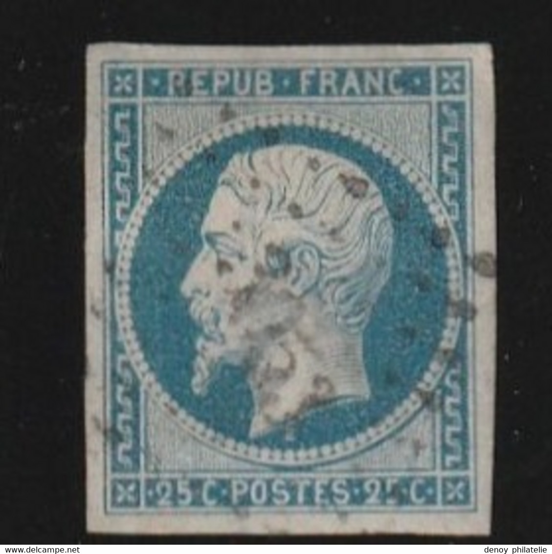 France N° 10 Oblitére Premier Choix , Belle Marge - 1852 Louis-Napoleon