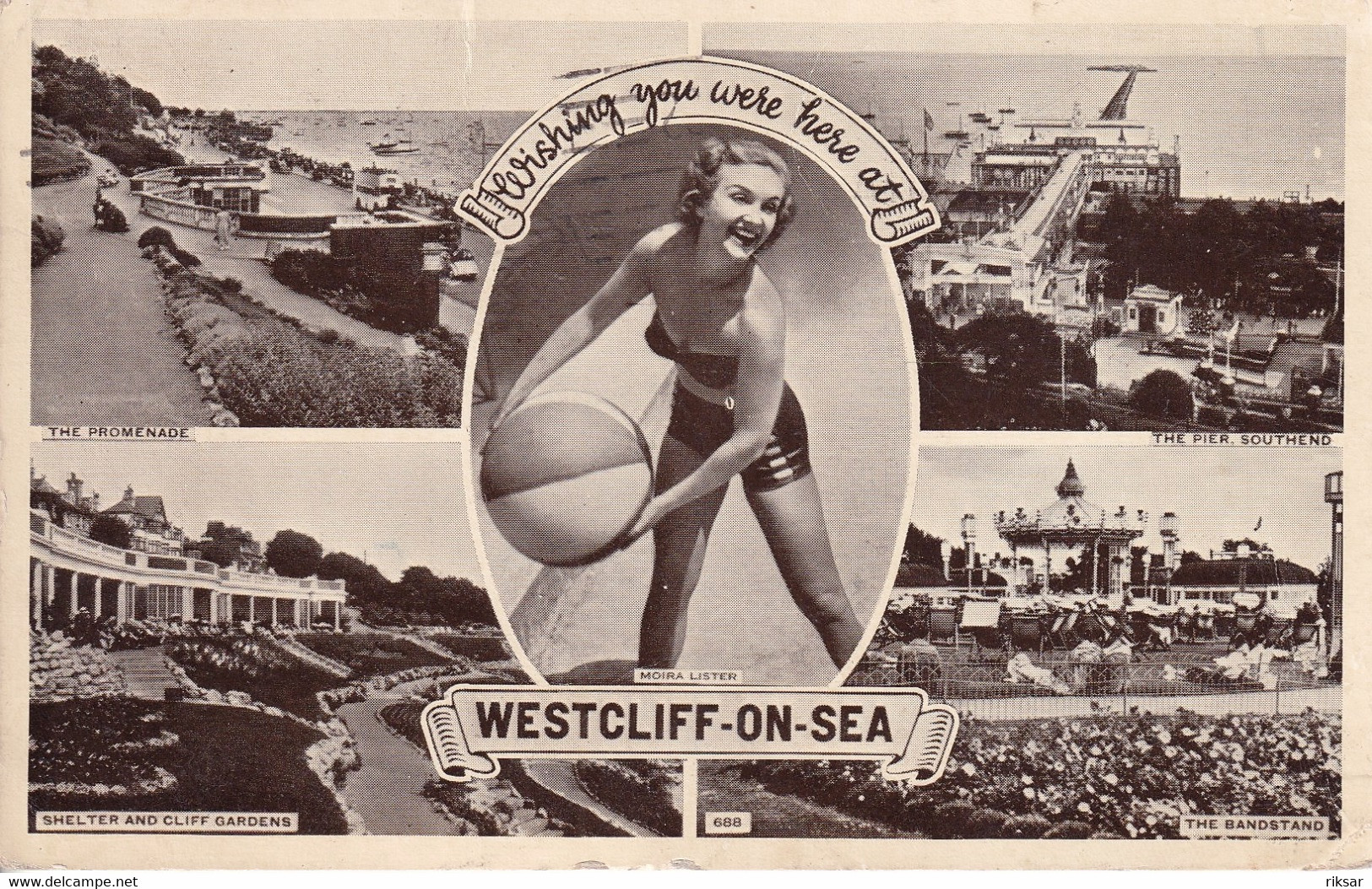 ANGLETERRE(WESTCLIFF) BAIGNEUSE - Southend, Westcliff & Leigh