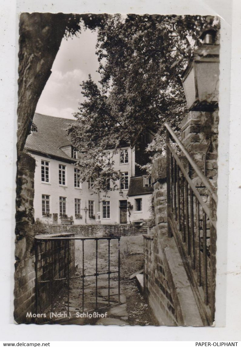 4130 MOERS, Schloßhof, 1962 - Mörs