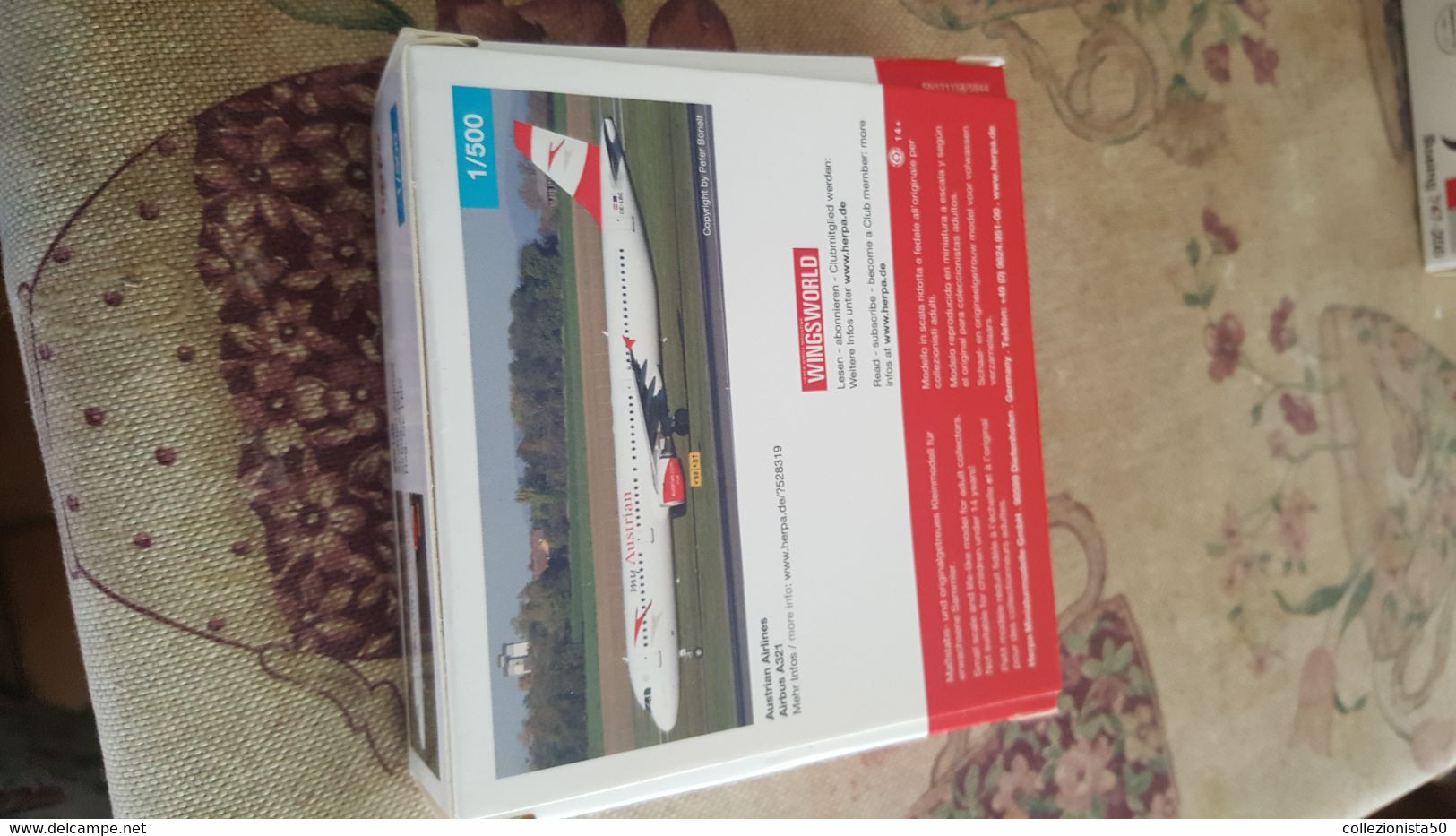 AIRBUS 321 AUSTRIAN AIRLINES HERPA 1:500 1 VALORE ! - Unclassified