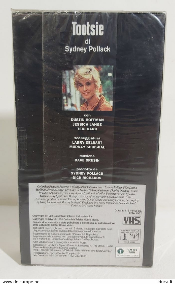 I105598 VHS - Tootsie - Sydney Pollack / Dustin Hoffman - SIGILLATO - Commedia