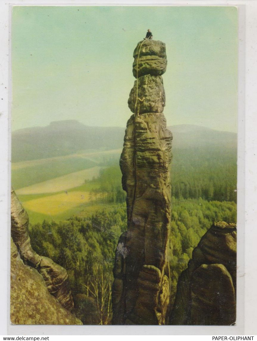 SPORT - BERGSTEIGEN, Barberine Am Pfaffenstein, Säschsische Schweiz - Climbing