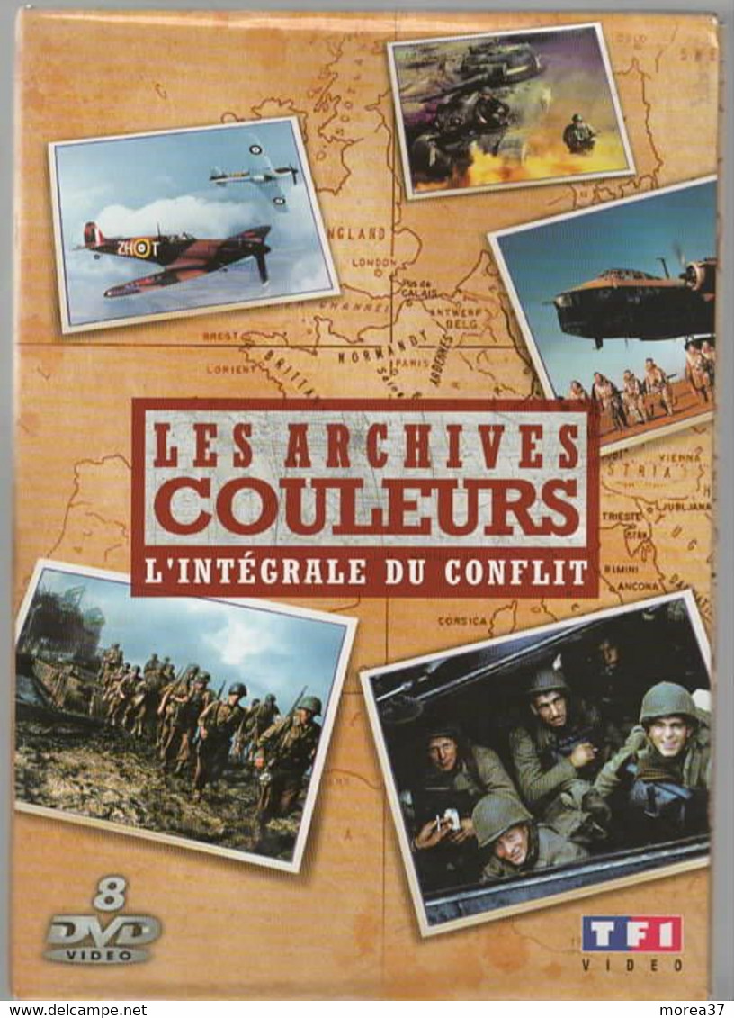 L'INTEGRALE DU CONFLIT LES ARCHIVES COULEURS  ( 8 DVDs)   C11 - Documentaires