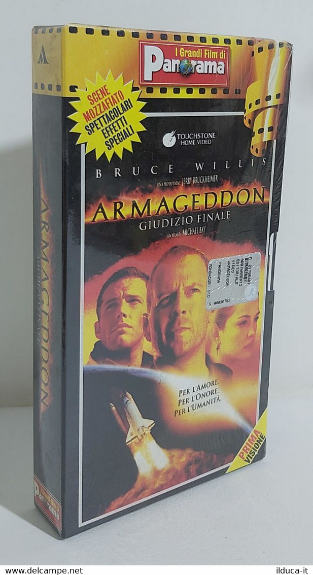 I105618 VHS - Armageddon - Bruce Willis - SIGILLATO - Ciencia Ficción Y Fantasía