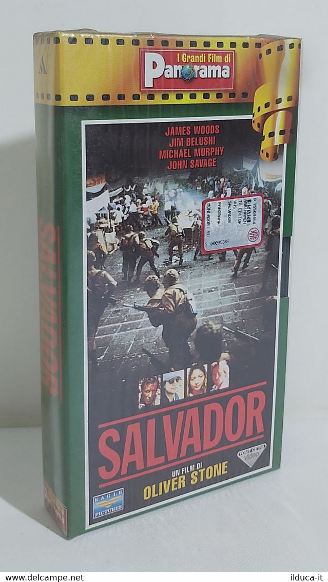 I105620 VHS - Salvador - Oliver Stone - SIGILLATO - Dramma