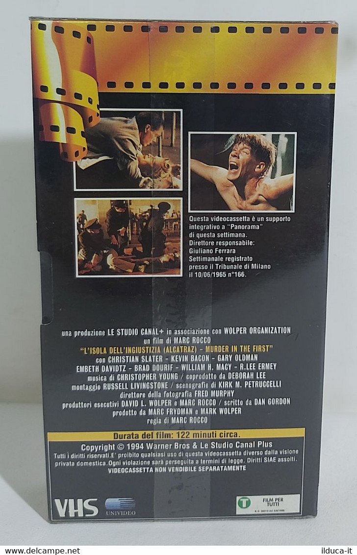 I105621 VHS - L'isola Dell'ingiustizia Alcatraz - SIGILLATO - Drama